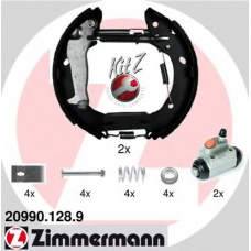 20990.128.9 ZIMMERMANN Комплект тормозных колодок