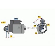 0 986 023 740 BOSCH Стартер