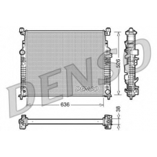 DRM17006 DENSO Радиатор, охлаждение двигателя