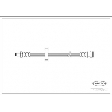 19025869 CORTECO Тормозной шланг