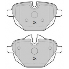 FBP-1854 FREMAX Комплект тормозных колодок, дисковый тормоз