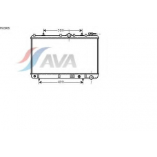 HY2005 AVA Радиатор, охлаждение двигателя