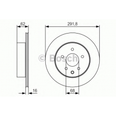 0 986 479 S31 BOSCH Тормозной диск