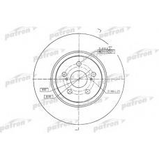 PBD4415 PATRON Тормозной диск