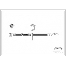 19032348 CORTECO Тормозной шланг