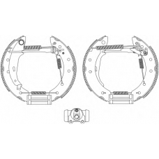 8DB 355 004-291 HELLA PAGID Комплект тормозных колодок