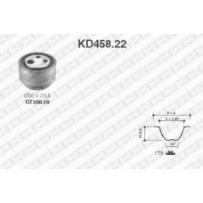 KD458.22 SNR Комплект ремня грм