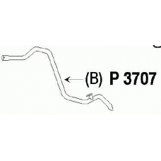 P3707 FENNO Труба выхлопного газа