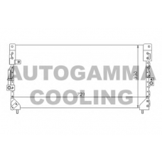 105037 AUTOGAMMA Конденсатор, кондиционер