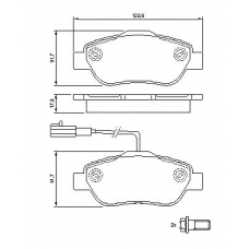 0 986 494 114 BOSCH Комплект тормозных колодок, дисковый тормоз