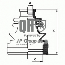 4053700119 Jp Group Комплект пылника, приводной вал