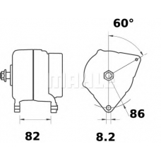 MG 308 MAHLE Генератор