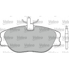 540549 VALEO Комплект тормозных колодок, дисковый тормоз