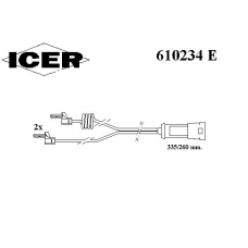 610234 E ICER Сигнализатор, износ тормозных колодок