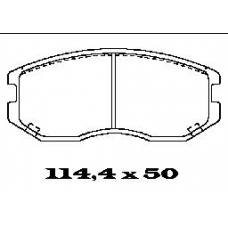 BL1363A1 FTE Колодки тормозные