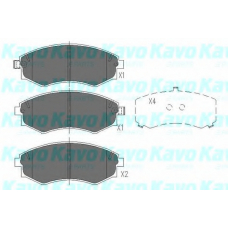 KBP-7504 KAVO PARTS Комплект тормозных колодок, дисковый тормоз