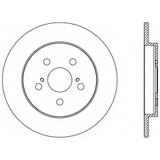 BDA2524.10 OPEN PARTS Тормозной диск