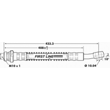 FBH7048 FIRST LINE Тормозной шланг