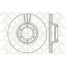 6020-3920V-SX STELLOX Тормозной диск