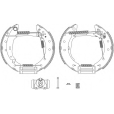 8DB 355 004-431 HELLA PAGID Комплект тормозных колодок