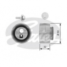 T41139 GATES Натяжной ролик, ремень грм