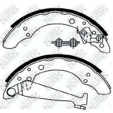 FN0534 NiBK Комплект тормозных колодок
