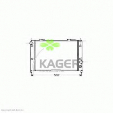 31-1698 KAGER Радиатор, охлаждение двигателя