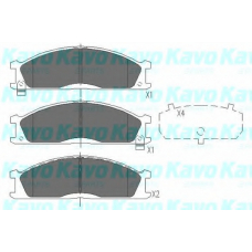 KBP-6503 KAVO PARTS Комплект тормозных колодок, дисковый тормоз