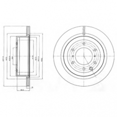 BG4263 DELPHI Тормозной диск
