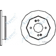DSK2496 APEC Тормозной диск
