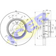 78BD2093-2 ICER Тормозной диск