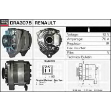 DRA3075 DELCO REMY Генератор