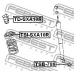 TSI-SXA10R FEBEST Тарелка пружины