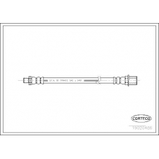 19020486 CORTECO Тормозной шланг