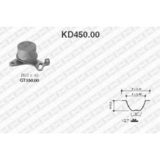 KD450.00 SNR Комплект ремня грм