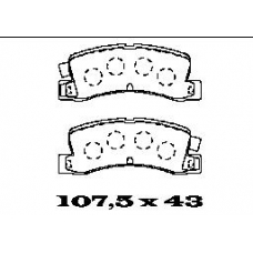 BL1393A2 FTE Комплект тормозных колодок, дисковый тормоз