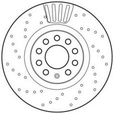 562750JC JURID Тормозной диск