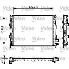 735114 VALEO Радиатор, охлаждение двигателя