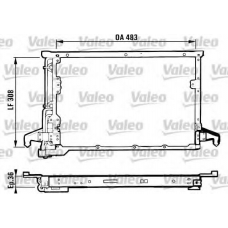 816983 VALEO Конденсатор, кондиционер