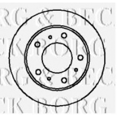 BBD5032 BORG & BECK Тормозной диск