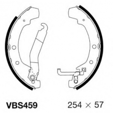 VBS459 MOTAQUIP Комплект тормозных колодок