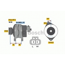 0 986 048 340 BOSCH Генератор