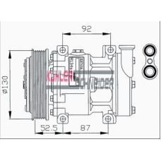 8432302 KUHLER SCHNEIDER Компрессор, кондиционер