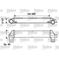 817873 VALEO Интеркулер