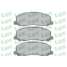 05P1468 LPR Комплект тормозных колодок, дисковый тормоз