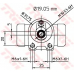 BWD135 TRW Колесный тормозной цилиндр