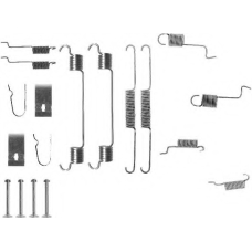 8DZ 355 201-061 HELLA PAGID Комплектующие, тормозная колодка