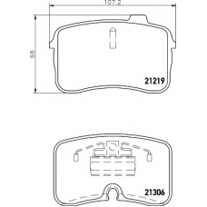 8DB 355 008-201 HELLA PAGID Комплект тормозных колодок, дисковый тормоз