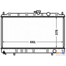 8MK 376 770-211 HELLA Радиатор, охлаждение двигателя