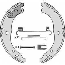 M845R MGA Комплект тормозных колодок, стояночная тормозная с